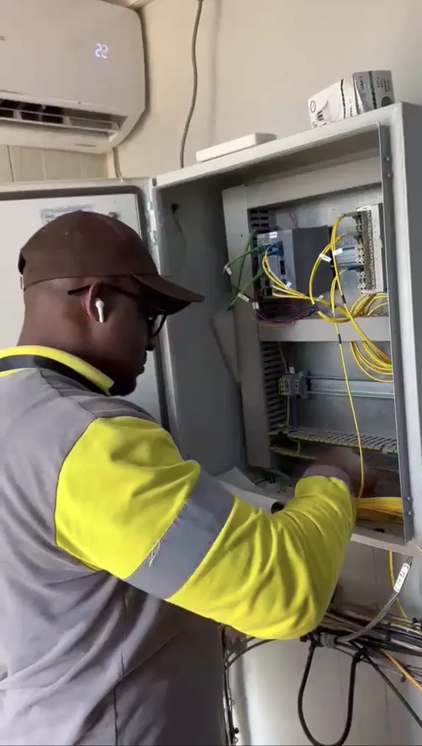 Brassage fibre en baie GPON